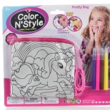 Barvanka torbica z samorogom za otroke