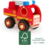 Lesen gasilski avto z lestvijo