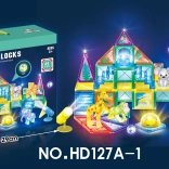 Magnetni konstruktor 3D ZOO, 64 delov