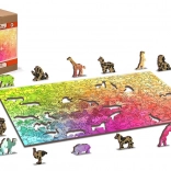 Lesena sestavljanka Metuljev sen od WOODEN CITY