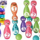 Set za balinčke z veselimi obrazi