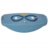 modra balansirna deska za otroke z labirintom in kroglicami