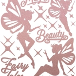 Refleksni nalepki za likanje s vilami – velik list 20 × 30 cm