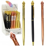 Avtomatsko kovinsko pero Krona modro črnilo 1,0 mm