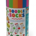 Kreativni komplet nogavic za barvanje v tubi