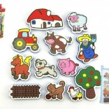 Vodolepke Moje prve živalice: Kmetija 12 kos s mrežico