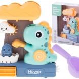 Otroška kopalna igrača z dinozavri in kolesom