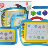 Magnetna risalna tabla – komplet 2 kosov, modro‑rumena