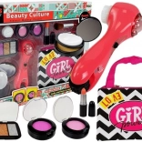 Komplet lepote z vrečko, masažerjem in šminko