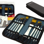 Set čopičev za umetnike 10 kos v etuiju