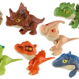 grizoči dinozaver mini 8 cm – plastična figurica na kartici