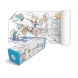 Plakat za barvanje Pirati