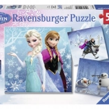 Ravensburger sestavljanka Frozen: zimska pustolovščina 3×49 koščkov