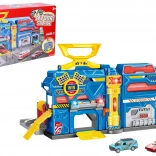 Prenosna dirkalna postaja z lučmi in zvoki