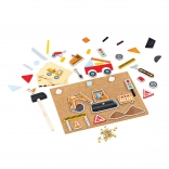 Bigjigs Toys ustvarjalna zabijalna igra prevoz