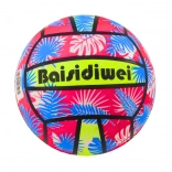 Gumijasta žoga z listi rožnato-modra 24 cm