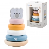 VIGA PolarB Lesena izobraževalna piramida - Polarni medved