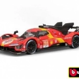 Kovinski model Bburago Ferrari 499P 1:43 – zmagovalec 24 ur Le Mansa 2023