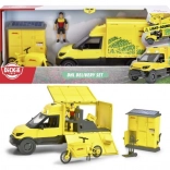 Mestni set DHL z tovornjakom 25 cm od Dickie Toys