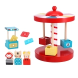 Leseni vrtiljak PETIT COLLAGE za otroke od 2 let