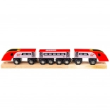 Bigjigs Rail Virgin Pendolino – lesena garnitura
