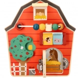 Lesena aktivna tabla Stodola