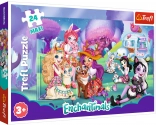 Trefl puzzle maxi ENCHANTIMALS – vesel svet, 24 kosov