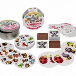 kubijeve igrice z živalcami – kartna igra 3v1