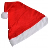 Božična kapa s cofom 28 × 38 cm