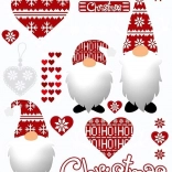 Božične likalnike z motivom škratov