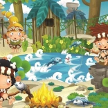 Sestavljanka Pradavni piknik - 100 kosov