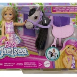 Barbie Chelsea na poniju – jahalni igralni set s čelado