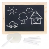 Goki oboustranska crna tabla s kredami