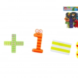 Lesene magnetne številke – set 14 kosov