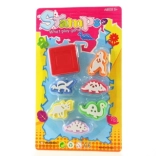 Komplet štampiljk dinozavri 6 kos s blazinico