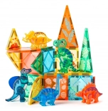 Konstruktorski magnetni set Dino svet za otroke 3+