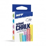 Barvne trikotne krede 10 kosov v škatlici