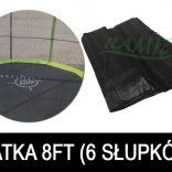 Zaščitna mreža SkyRamiz za vrtni trampolin 244 cm (8 ft) – 6 tunelov za stebre