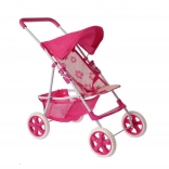 Voziček za punčke WOOPIE Royal s cvetličnim vzorcem