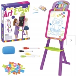 velika dvostranska magnetna kredna tabla 3v1