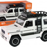 Belo terensko vozilo na baterije s svetlobnimi in zvočnimi učinki