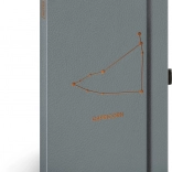 Beležnica NOTIQUE Zodiak Kozorog, črtna 13 × 21 cm