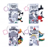 Komplet mehkih senzoričnih knjig za dojenčke 4 kosi