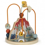 Motorika labirint z ogledalcem z motivom dinozavrov od Small Foot