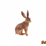 Plastična figurica poljskega zajca 6 cm