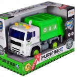 Smetarsko vozilo z glasbo, lučmi in dvigalom 1:20