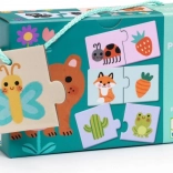 Djeco Eduludo puzzle duo – barve