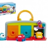 Garaža za avtomobilčke s tremi avtomobili in dodatki