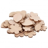 Leseni koščki – ustvarjalne rožice