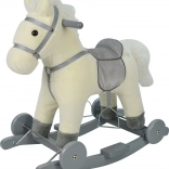Gugalni konj na koleščkih Chipolino - bel